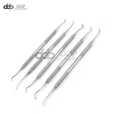P.K. THOMAS WAX INSTRUMENT SET OF 5 - #1 #2 #3 #4 #5 PREMIUM STEEL - DENTAL PK picture