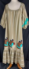 Vintage Alfredo’s Wife Dress Women's  Cotton Southwest Potter Striped One Size L picture