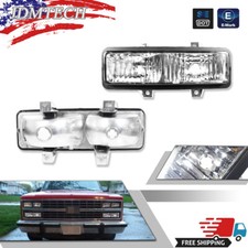 Corner Marker Signal Parking Light Pair Set for Chevy GMC Van Jimmy Pickup Truck picture