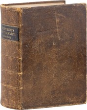Noah Webster AMERICAN DICTIONARY OF THE ENGLISH LANGUAGE [Unabridged] 1854 ed picture
