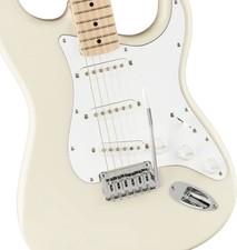 Fender Squier Affinity Series Stratocaster Electric Guitar (Olympic White) New picture