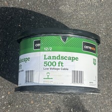 Cerrowire 500 ft. 12/2 Black Stranded Low-Voltage Landscape Lighting Wire New picture