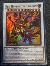 Red Hypernova Dragon - BLZD-EN038 - Super Rare - Blazing Dominion - NM/M picture