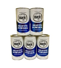 5 SoftSheen Carson Magic Shaving Powder Regular Strength 5 oz Shave Lot of 5 picture