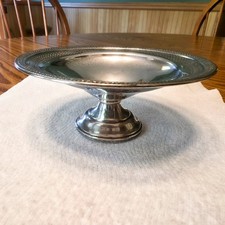Vintage Reed & Barton 5515 Sterling Silver Footed Compote Pierced--168Gms Mono F picture