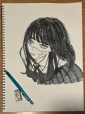 Mitaka Asa Chainsaw Man Illustration, Anime, Fan Art, Used picture