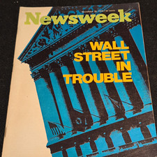 Newsweek Nov 30 1970 Illustrated Weekly Magazine Wall Street in Trouble ISSN picture