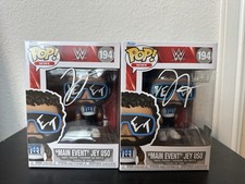 RARE: Main Event Jey Uso Autographed Funko Pop WWE 194 Fanatics COA picture