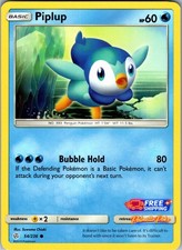 Piplup 54/236 Common SM - Cosmic Eclipse Pokemon NM/LP picture