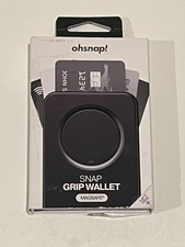 OhSnap Snap Magnetic MagSafe Phone Grip RFID Card Wallet - Black picture