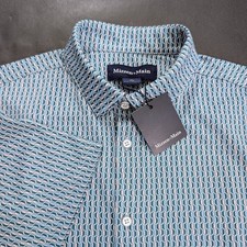 Mizzen + Main Halyard No-Tuck Print Performance Stretch Size M Medium Trim Fit picture