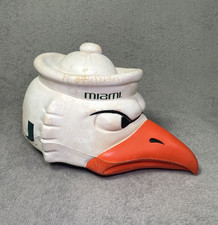 Vtg Miami Hurricanes Sebastian The Ibis Cane Head Cap by FoamHeads 2002 Rare Y2K picture