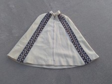 Vintage Sheepa Icelandic Art Poncho Creme Wool Medium Women's Lined Shawl picture