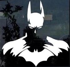 Diecut Vinyl DARK KNIGHT SILHOUETTE Batman Car Truck Decal Sticker Laptop Comic picture