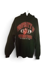 RARE Rolling Stones 1997 - 1998 VINTAGE Tour Road Crew Tongue GREEN Hoodie Sz. L picture