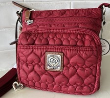 Brighton Kallista Quilted Shoulder Bag ~ Lipstick Red NWT 💋🇺🇸Travel Bestie picture