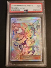 2018 Pokemon Sun & Moon Celestial Storm #164 Full Art/Lisia PSA 9 picture