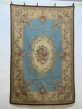 Vintage Amazing Aubusson Style Needle Point Wool Rug Carpet 177x115 Cm picture