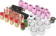 71pcs TIG Welding Torch Stubby Gas Lens #12 Pyrex Glass Cup Kit For WP-17/18/26 picture