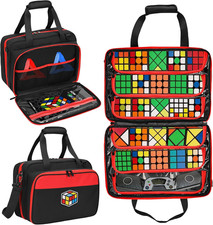 Speed Cube Case Holds 30+ Cubes and Timer with Shoulder Strap | Puzzle Cube Stor picture