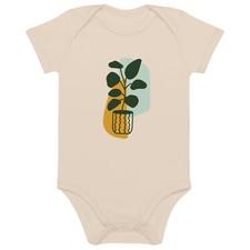Organic cotton baby bodysuit picture