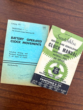 Swartchild & Co Catalog 170 Illustrated Clock Movements & Repair Booklets picture