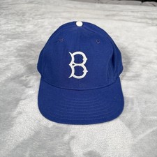 Vintage Brooklyn Dodgers Baseball Fitted Cap Mens 7 1/2 Made In USA New Era  picture