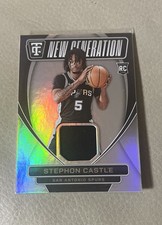 2024-25 Panini TotallyCertifiedNew GenerationJerseysStephonCastle #NGJSTC MEM,RC picture