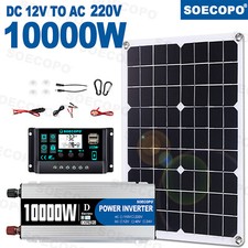 10000W 110V Power Inverter Solar Generator With 500W Solar Panel Home Complete picture