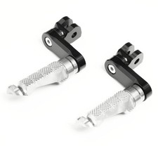 Silver MCCP 1.5 inch Lower Front Foot Pegs For Suzuki GSXR 1300 Hayabusa 99-04 picture