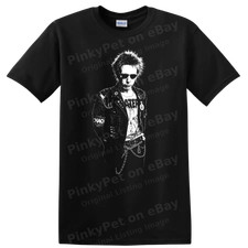 Johnny Rotten Punk Rock Legend T Shirt Vintage Music Fan Graphic Art Gift Tee picture