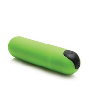 Adult Xr Brands Glow In The Dark Bullet Vibrator With Remote Green picture