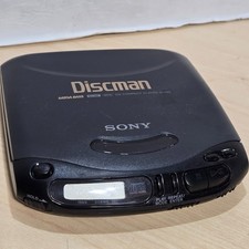 Sony Discman D-143 Portable CD Player Mega Bass Black Headphone Jack picture