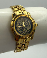 Fendi 850L “Janus” Women's Swiss Made Quartz Gold Tone Roman Dial Bracelet Watch picture