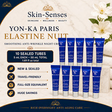 YonKa Elastine Nuit Smoothing Anti-Wrinkle Night Cream 10 x 5ml Tubes 50ml TOTAL picture