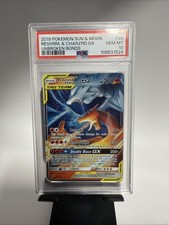 2019 Pokemon Unbroken Bonds Reshiram Charizard GX #20 PSA 10 Gem Mint picture
