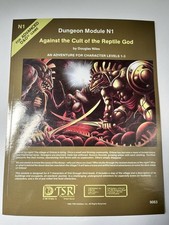 N1 - AGAINST THE CULT OF THE REPTILE GOD AD&D TSR 9063 REPRINT picture