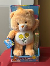 Vintage FRIEND BEAR Care Bears Play Along Plush 2002 w/Sealed VHS Tape picture
