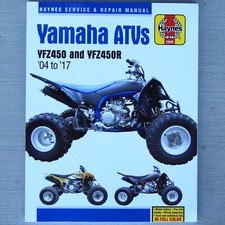 2004-2017 Yamaha YFZ 450 450R YFZ450 YFZ450R ATV Quad SERVICE & REPAIR MANUAL picture