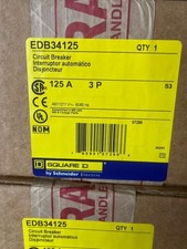 New Square D EDB34125 125 Amp 3 Pole Circuit Breaker NEW QTY USA SAME DAY SHIP picture