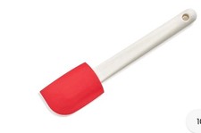 *SALE* Tupperware CLASSIC LARGE Silicone Spatula Red and Snow Color BPA FREE  picture