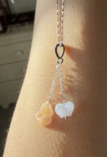 Natural Grade A Burmese Ice Jadeite Dangle Pendant picture