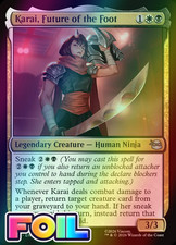 x1 Karai, Future of the Foot FOIL TMT Ninja Turtles MTG 151 M/NM 1x picture