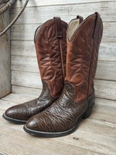 Vintage Tony Lama Bullhide Cowboy Boots Men’s 10D  picture