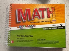 GLENCOE MATH, COURSE 2, VOLUME 2 TEACHER WALKAROUND EDITION By Mcgraw-hill picture