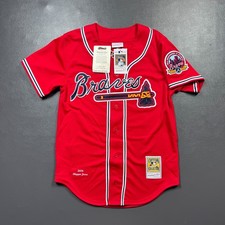 100% Authentic Chipper Jones Mitchell & Ness 2006 Atlanta Braves Jersey 56 3XL picture