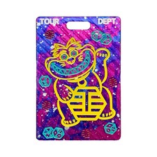 Bettinardi 2026 Social Tour Dept. Lucky Cat Purple & Pink Galaxy Bag Tag picture