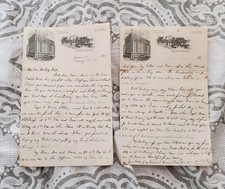 1918 Antique HOTEL JEFFERSON St. Louis Missouri Letterhead Lyman T. Hay Mgr. picture
