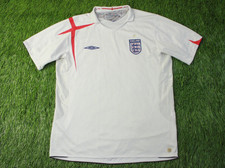ENGLAND TEAM 2005/2007 FOOTBALL SOCCER SHIRT JERSEY HOME UMBRO ORIGINAL SIZE XL picture