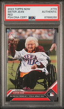 Sister Jean SIGNED 2023 Topps Now Red /10 Auto PSA Loyola #779 World Series Cubs picture